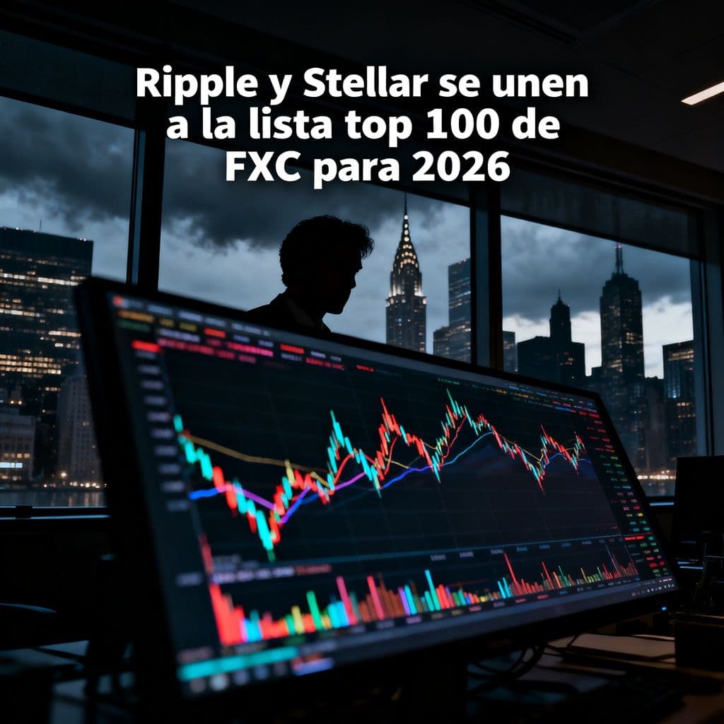 Ripple y Stellar se unen a la lista top 100 de FXC para 2026