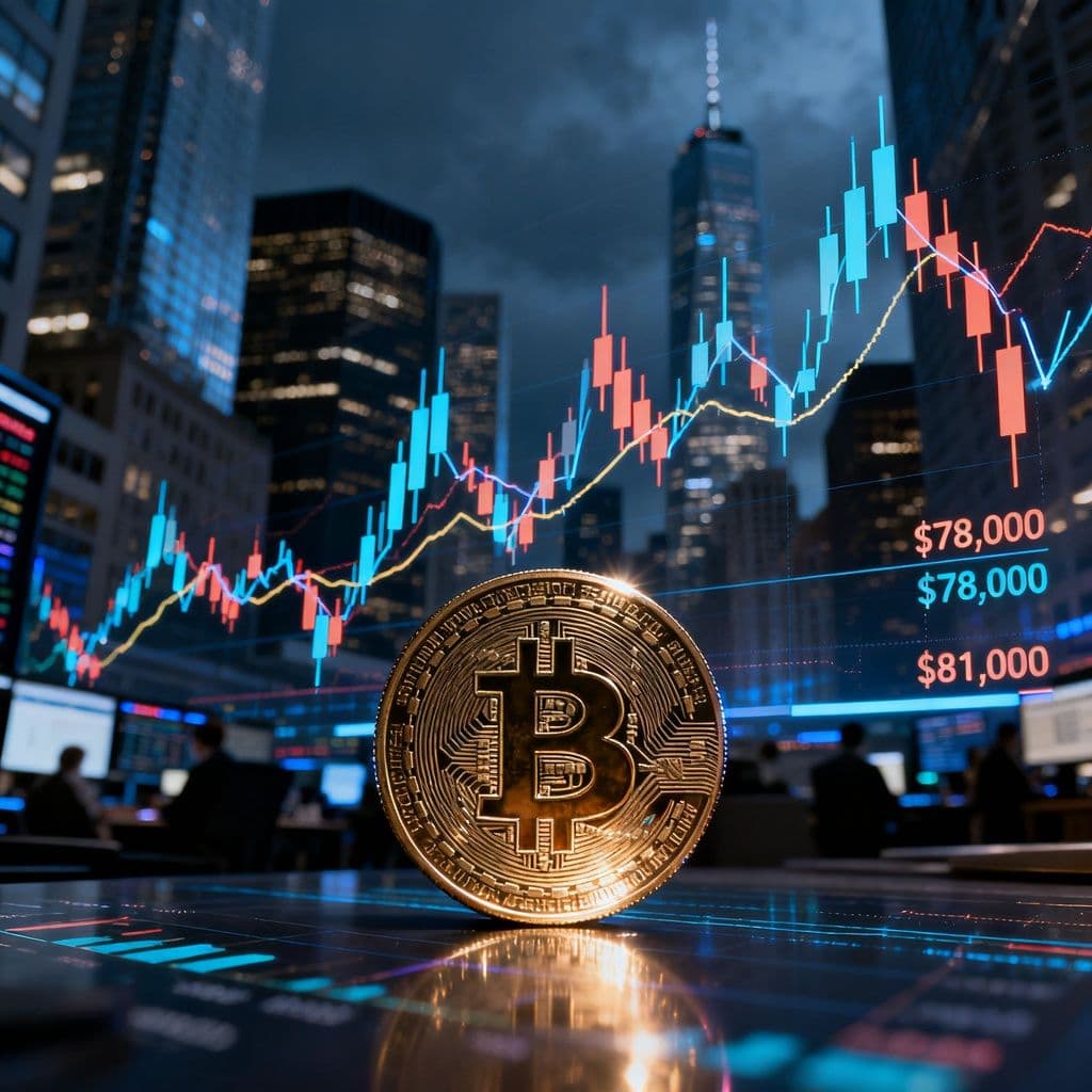 Bitcoin oscila entre $78,000 y $81,000 mientras la volatilidad disminuye