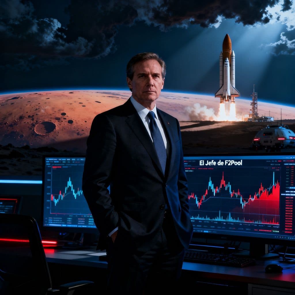 El Jefe de F2Pool Comanda la Misión a Marte de SpaceX mientras ARMA Bloquea Bitcoin de EE. UU. por 20 Años